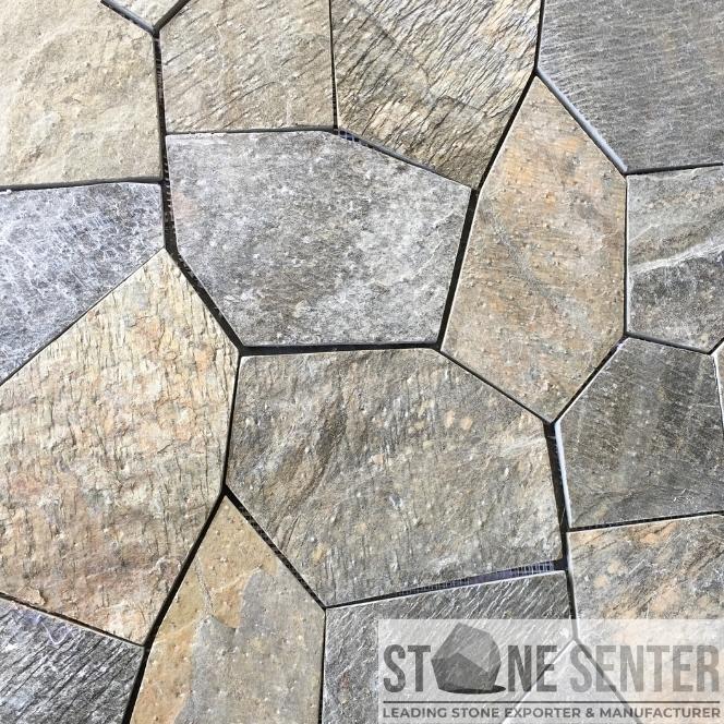 Golden Gray Crazy Pavers